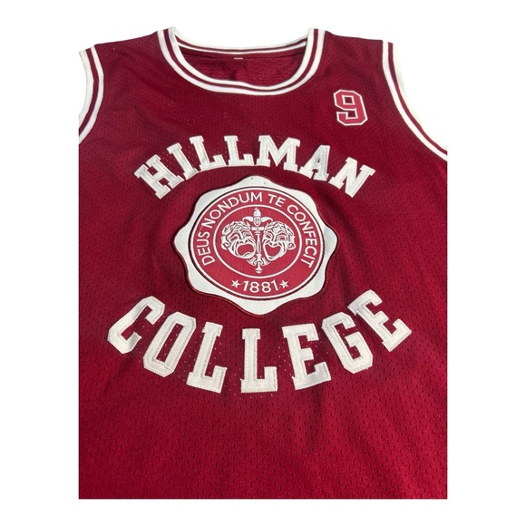 Hillman College Dwayne Wayne #9 A Different World Throwback Basketball Jersey XL - Picture 2 of 6
